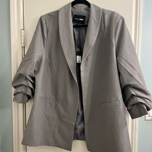 Fashion Nova Women's Elegant Gray Blazer